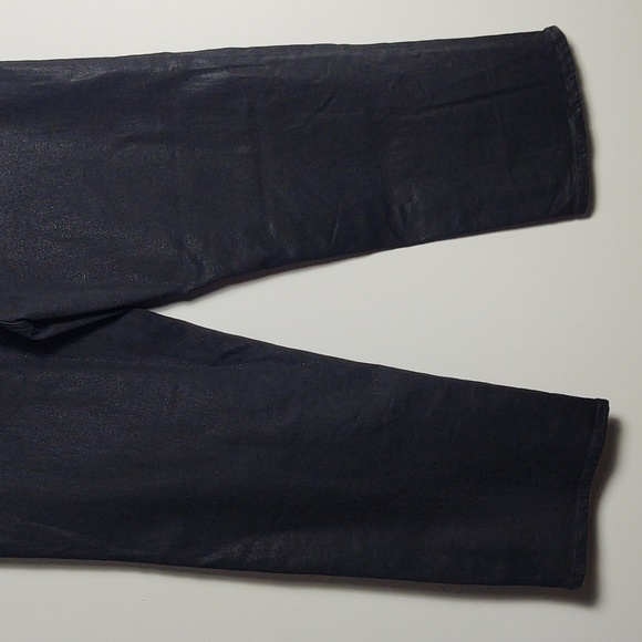 HUDSON Noa Mid-rise Straight Coated Cropped Stretch Jeans Size 31 - Picture 13 of 16